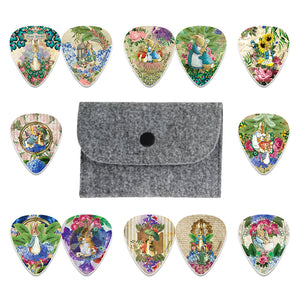 Peter Rabbit Guitar Picks (12-Pack) - Premium Music Gifts & Guitar Accessories for Boys & Girls Musician Gift â€“ Cool Guitar Tool