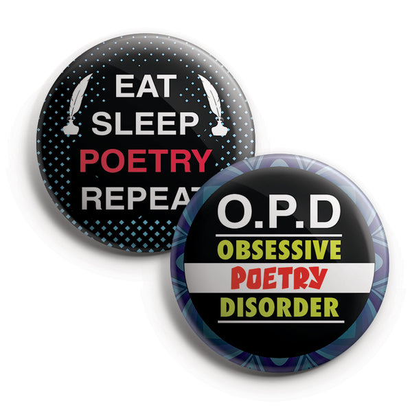 I am a Poet Pinback Buttons (10-Pack)