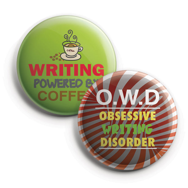 I am a Writer Pinback Buttons (10-Pack)