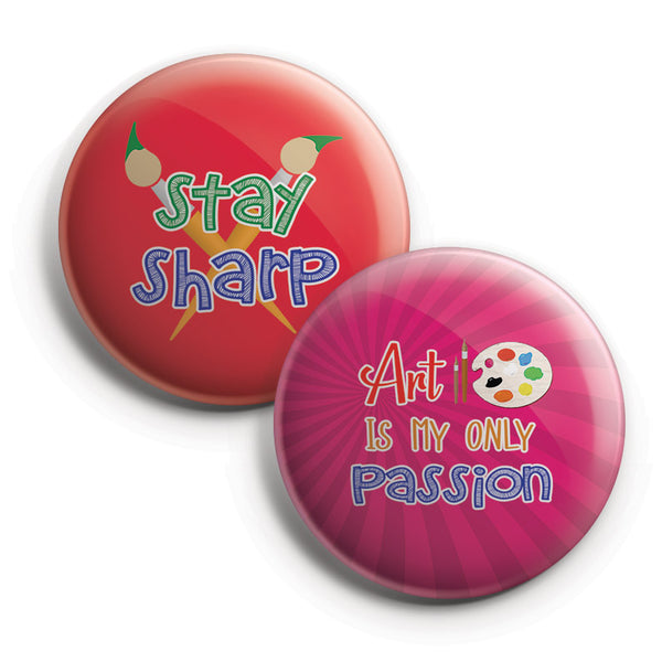 I am an Artist Pinback Buttons (10-Pack)