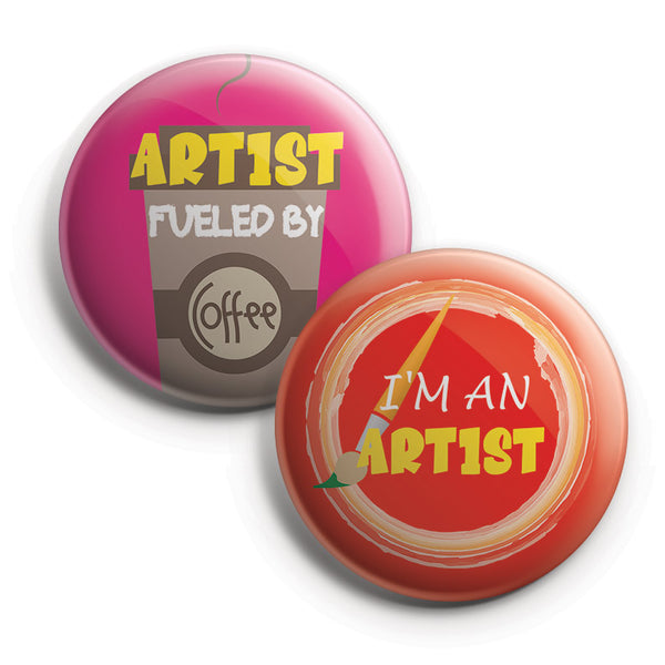 I am an Artist Pinback Buttons (10-Pack)