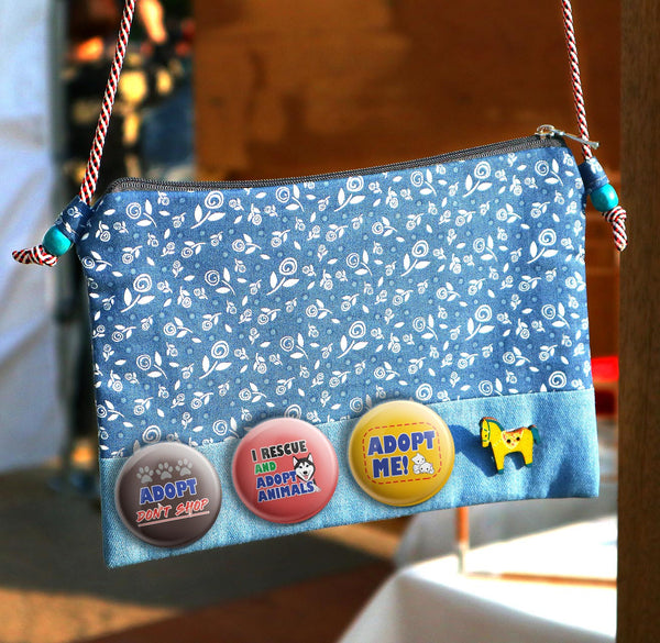 Adopt A Pet Pinback Buttons (1-Set X 10 Buttons)