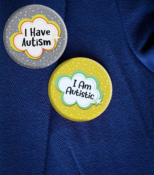 Creanoso Autism Pinback Button Badge (10-Pack) - Premium Quality Gift Ideas for Children, Teens, & Adults for All Occasions - Stocking Stuffers Party Favor & Giveaways