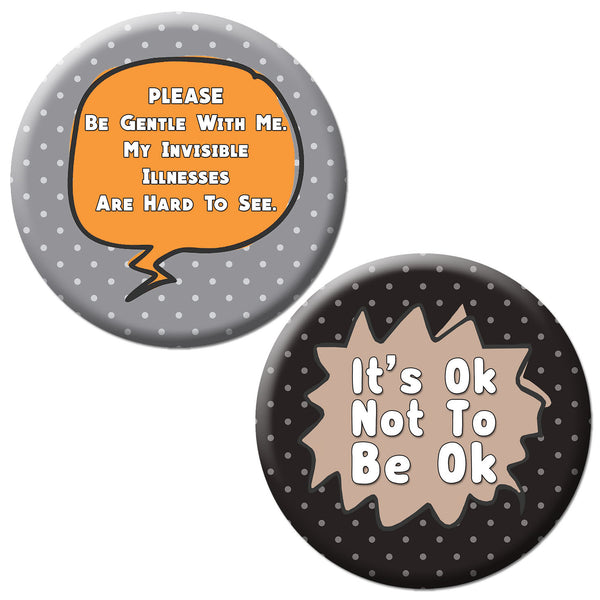 Creanoso Not All Disabilities Are Visible (10-Pack) - Premium Quality Gift Ideas for Children, Teens, & Adults for All Occasions - Stocking Stuffers Party Favor & Giveaways
