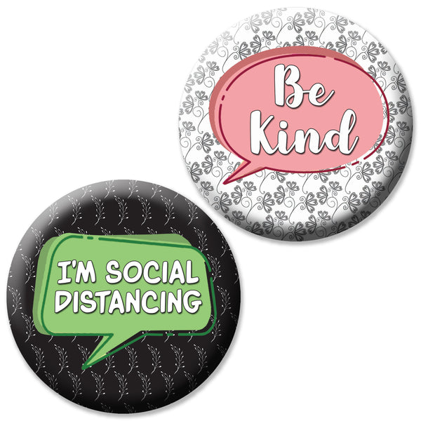 Creanoso Feeling Pinback Buttons (10-Pack) - Stocking Stuffers Premium Quality Gift Ideas for Children, Teens, & Adults - Corporate Giveaways & Party Favors