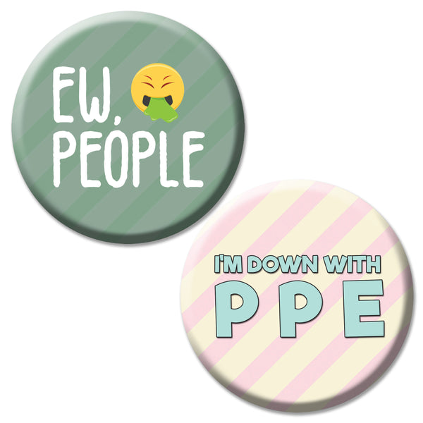 Creanoso Funny Pinback Buttons - Funny sayings (10-Pack) - Premium Quality Gift Ideas for Children, Teens, & Adults for All Occasions - Stocking Stuffers Party Favor & Giveaways