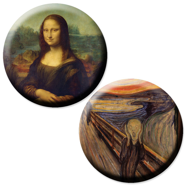 Famous Painting Pinback Button Series 1 (10-Pack)