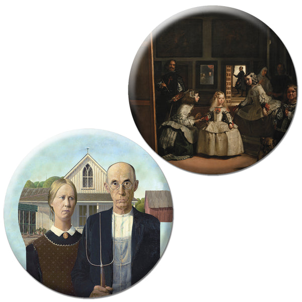 Famous Painting Pinback Button Series 1 (10-Pack)