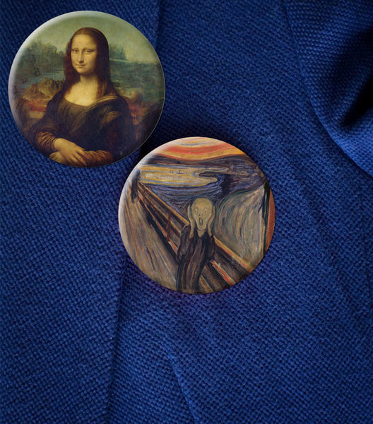 Famous Painting Pinback Button Series 1 (10-Pack)