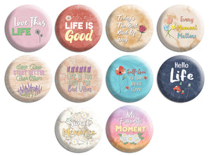 Love Life Pinback Buttons (10-Pack)
