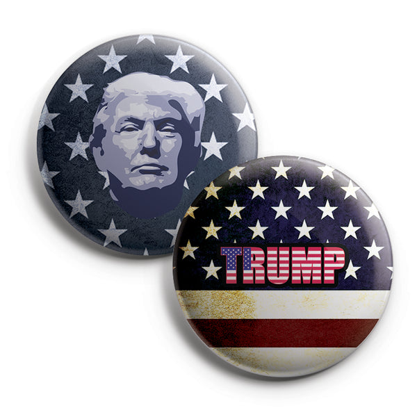 Donald Trump Pinback Buttons (6-Pack) Ã¢â‚¬â€œ Unique Button Pins for Men Women Teens Employees Professionals