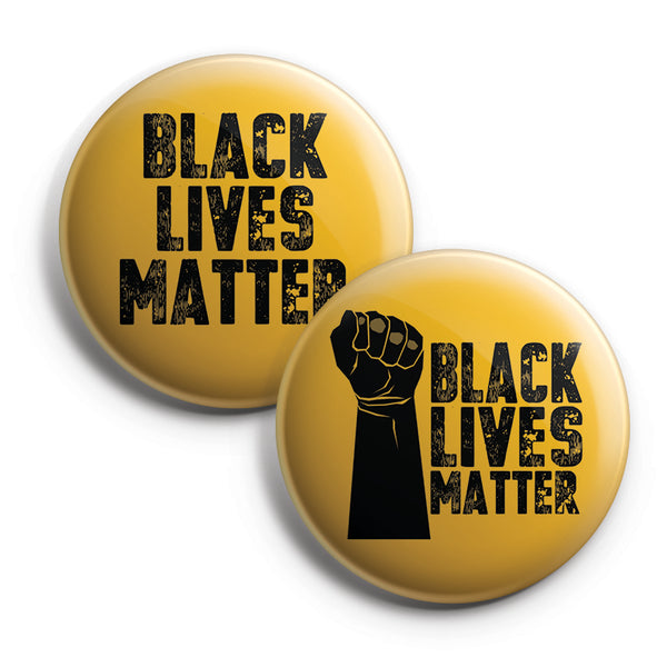 Black Lives Matter Pinback Buttons (10-Pack) - Large 2.25" Unique Badge Pins for Men Women Teens Employees Professionals - Cool Fashion Accessories