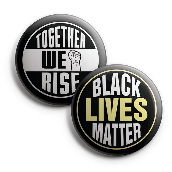 Creanoso Pinback Buttons - Black Lives MLK Quotes (10-Pack) Large 2.25" Pins Badge for Men Women Teens Professionals â€“ Cool Fashion Accessories Indoor Outdoor Wear â€“ Epic Collection Set