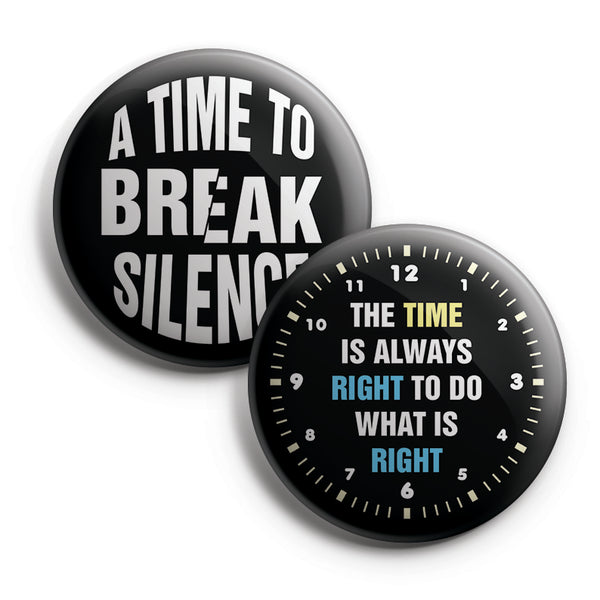 Creanoso Pinback Buttons - Black Lives MLK Quotes (10-Pack) Large 2.25" Pins Badge for Men Women Teens Professionals â€“ Cool Fashion Accessories Indoor Outdoor Wear â€“ Epic Collection Set