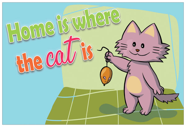Creanoso Colorful I Love Cats Postcards - Premium Greeting Cards Set for Cat Lovers