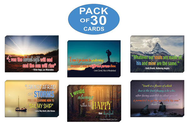 Creanoso Famous Authors Quotes Literary Postcards - Cool and Unique Greeting Cards
