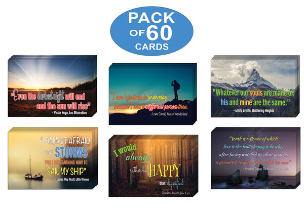 Creanoso Famous Authors Quotes Literary Postcards - Cool and Unique Greeting Cards