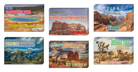 Creanoso US National Parks Postcards - Cool and Amazing Travel Greeting Cards