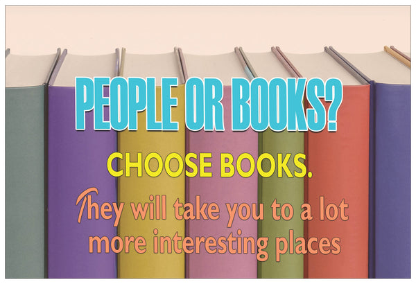 Creanoso I Love Books Postcards - Inspiring Greeting Cards for Bookworms