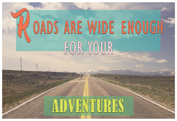 Creanoso Inspiring Sayings Land Travel Postcards Ã¢â‚¬â€œ Assorted Greetings Cards for Travelers