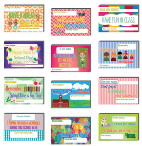 Creanoso Appreciate School Day Positive Postcards ÃƒÂ¢Ã¢â€šÂ¬Ã¢â‚¬Å“ Back to School Day Gift Tokens