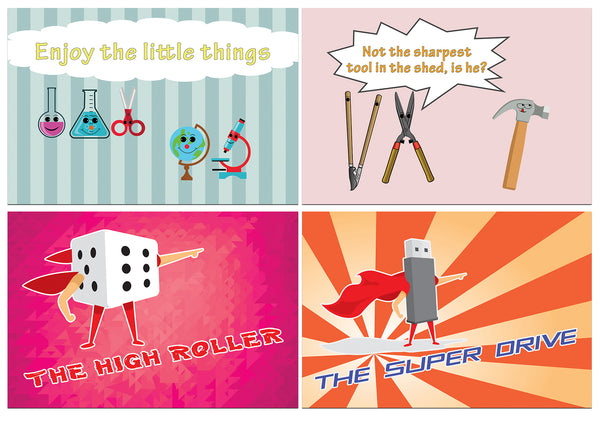 Creanoso Comedic Things Funny Postcards ÃƒÂ¢Ã¢â€šÂ¬Ã¢â‚¬Å“ Great Giveaways Note Cards