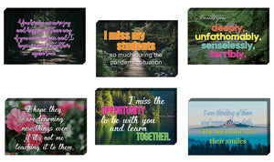 Teacher Miss Students Postcards (12-Pack)