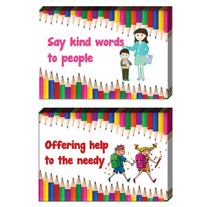 Positive Behavior Postcards (30Pack) - Unique Cool Giveaways for Kids, Adults, Boys,Girls,Womenâ€“ Great Greeting Cards Collection Set