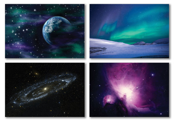 Galaxy Postcards Series 1  -Assorted Card Stock Bulk Set Ã¢â‚¬â€œ Premium Quality Cards Ã¢â‚¬â€œ Stocking Stuffers Gift for Men, Women, Teens, Adults