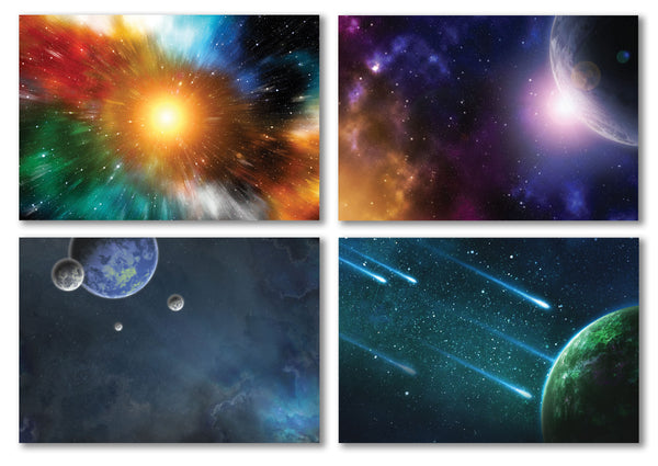 Galaxy Postcards Series 2 (36-Pack)- Assorted Card Stock Bulk Set Ã¢â‚¬â€œ Premium Quality Cards Ã¢â‚¬â€œ Stocking Stuffers Gift for Men, Women, Teens, Adults