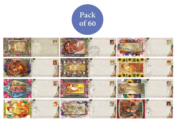 Creanoso Alphonse Mucha Art Nouveau Postcards ÃƒÂ¢Ã¢â€šÂ¬Ã¢â‚¬Å“ Inspiring Positive Art Greetings Cards Giveaways