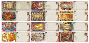 Creanoso Alphonse Mucha Art Nouveau Postcards ÃƒÂ¢Ã¢â€šÂ¬Ã¢â‚¬Å“ Inspiring Positive Art Greetings Cards Giveaways