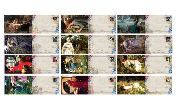 The Women of Waterhouse Postcards -Premium Stocking Stuffers Gifts for Men, Women, Adults, Teens