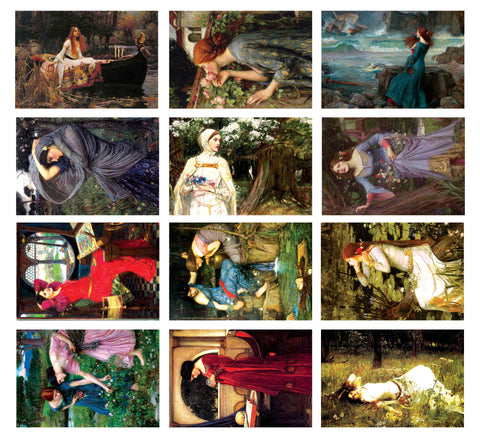 The Women of Waterhouse Postcards -Premium Stocking Stuffers Gifts for Men, Women, Adults, Teens