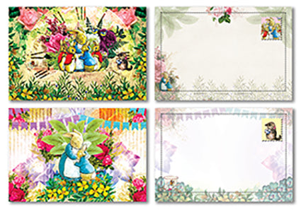 Peter Rabbit Postcards (12 Pack) - Unique Cool Giveaways for Kids, Adults, Boys,Girls,Womenâ€“ Great Greeting Cards Collection Set
