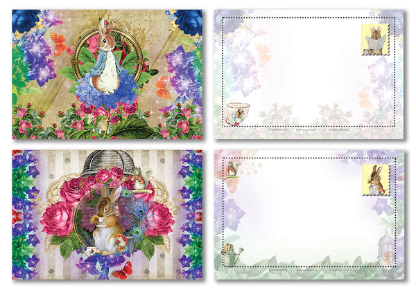 Peter Rabbit Postcards (12 Pack) - Unique Cool Giveaways for Kids, Adults, Boys,Girls,Womenâ€“ Great Greeting Cards Collection Set