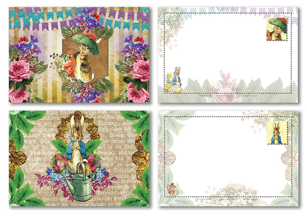Peter Rabbit Postcards (12 Pack) - Unique Cool Giveaways for Kids, Adults, Boys,Girls,Womenâ€“ Great Greeting Cards Collection Set