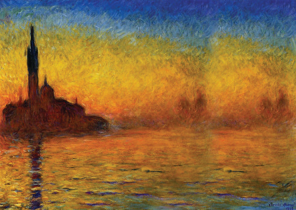 Creanoso Claude Monet Paintings Posters (6 Pack) â€“ Unique Personal Collection Set for Artists Men Women Adults Professionals â€“ Cool Wall Art Home Decal Decoration for Office Home Classrooms