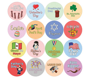 Creanoso Emoji Fun Holiday and Special Events Series 1 Stickers (5-Sheet) â€“ Sticker Card Giveaways for Kids â€“ Awesome Stocking Stuffers Gifts for Boys & Girls â€“ Classroom Home Rewards Enticements