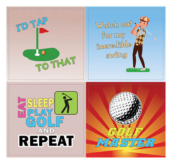 Inspiring Sayings Golf Stickers (20-sheets)