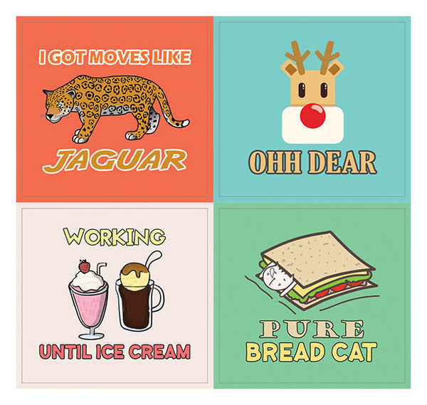 Creanoso Fun and Silly Puns Reward Stickers Ã¢â‚¬â€œ Premium Gifts for Men, Women, Teens, Kids