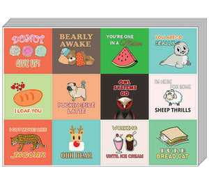 Creanoso Fun and Silly Puns Reward Stickers Ã¢â‚¬â€œ Premium Gifts for Men, Women, Teens, Kids