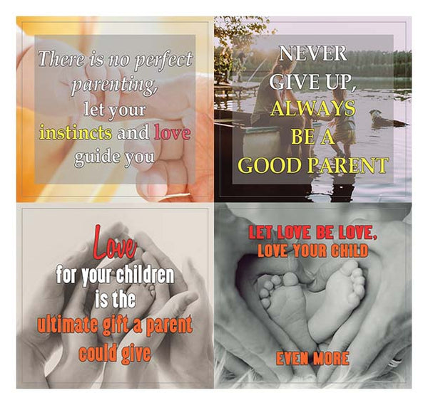 Creanoso Funny and Inspiring Parenting Quotes Stickers (10-Sheet) Ã¢â‚¬â€œ Inspirational Parenting Gift