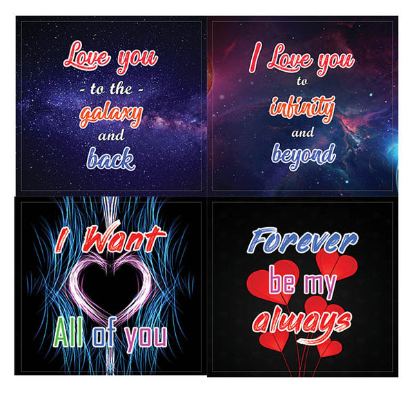 Creanoso Love You 3000 Stickers Ã¢â‚¬â€œ Inspirational Sayings Romantic Stickers