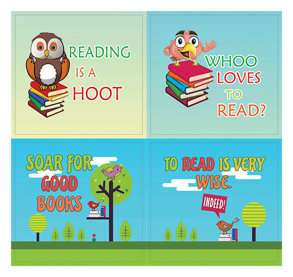 Creanoso Bird Animals Cute Sayings Stickers ÃƒÂ¢Ã¢â€šÂ¬Ã¢â‚¬Å“ Gift Reading Giveaways for Kids