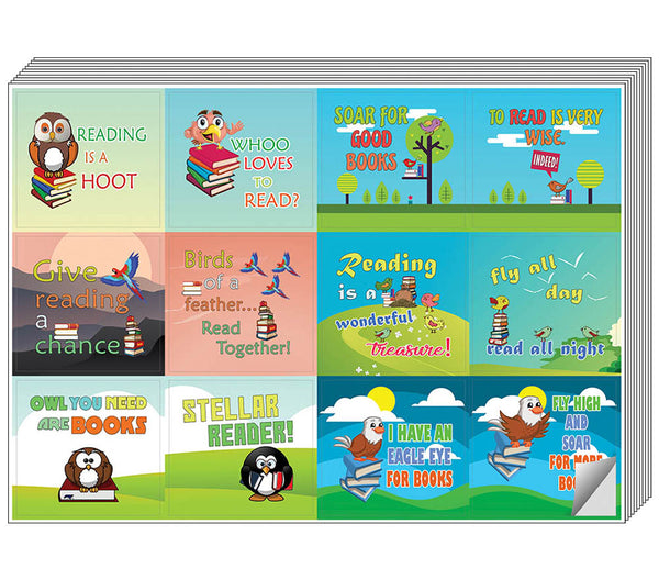 Creanoso Bird Animals Cute Sayings Stickers ÃƒÂ¢Ã¢â€šÂ¬Ã¢â‚¬Å“ Gift Reading Giveaways for Kids