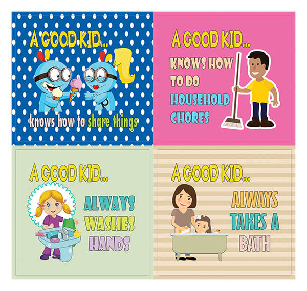 Creanoso Behaviors at Home Educational Stickers for Kids - Cool Giveaways for Boys & Girls