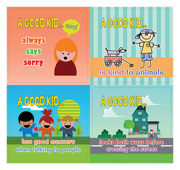 Creanoso Outside Behavior Educational Stickers for Kids - Great Gift Tokens for Children