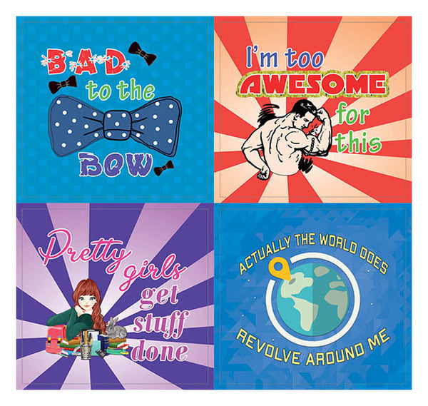 Creanoso Cheeky and Funny Stickers Series 1 Ã¢â‚¬â€œ Colorful Gift Stickers for Adults Men Women