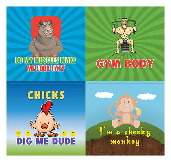 Creanoso Cheeky and Funny Stickers Series 2 Ã¢â‚¬â€œ Colorful Gift Stickers for Adults Men Women